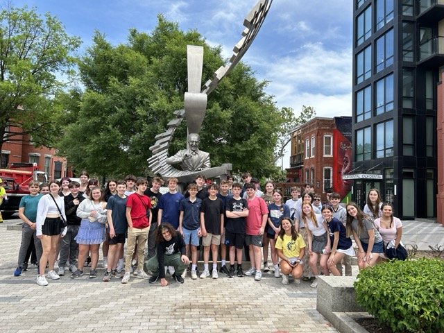 Landmark 8th graders visit D.C.